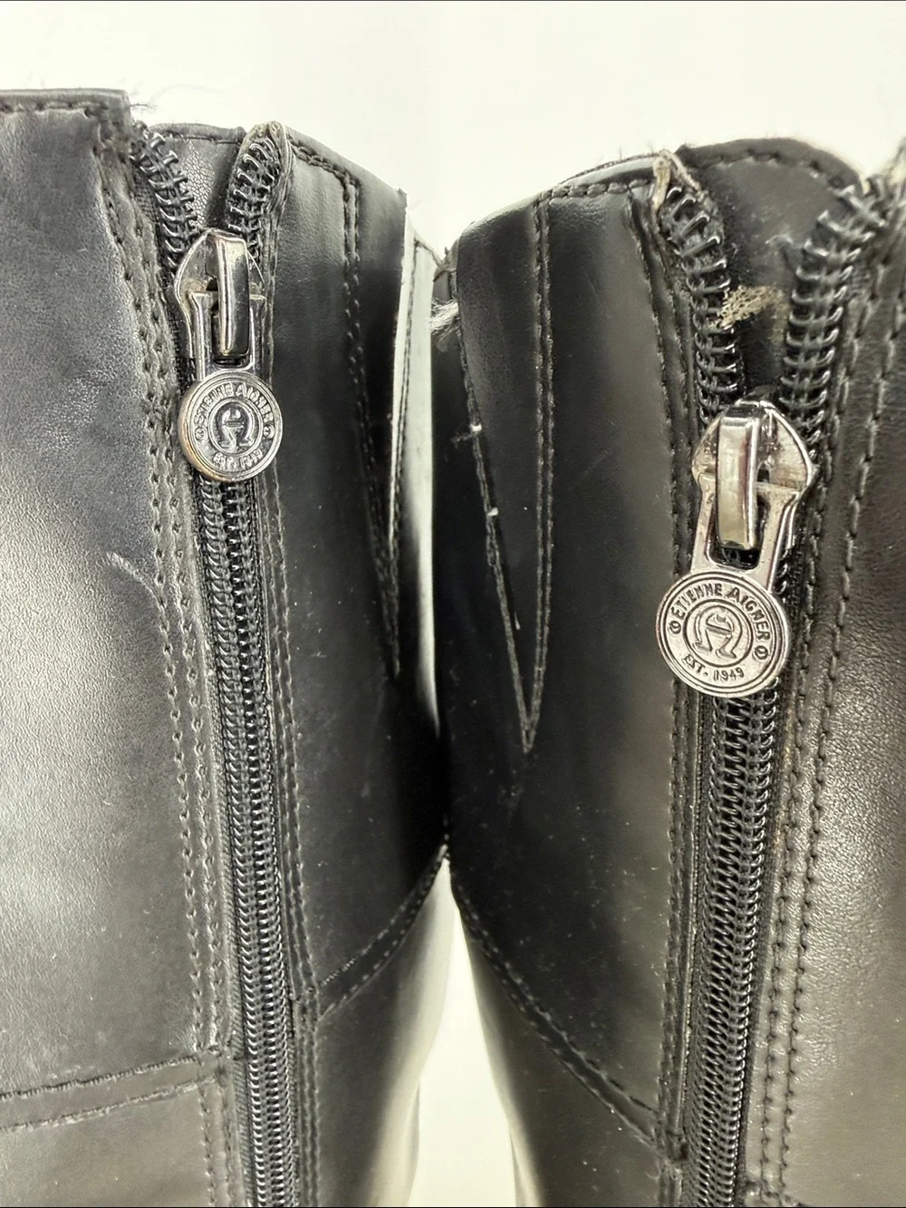 Etienne Aigner “Chastity” Black Tall Riding Boots size 7.5M